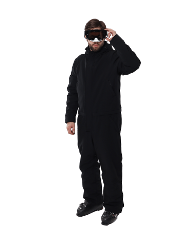 Unisex Зимовий комбінезон Snowflake - чорний