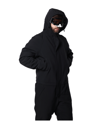 Unisex Зимовий комбінезон Snowflake - чорний