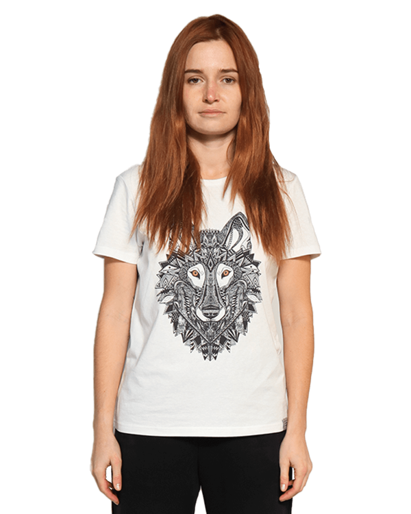 Футболка жіноча Wolf - біла Футболка жіноча Wolf - біла